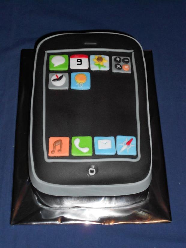 iPhone, torta, Narodeninové torty iPhone, torta, Narodeninové torty, anibas, 1