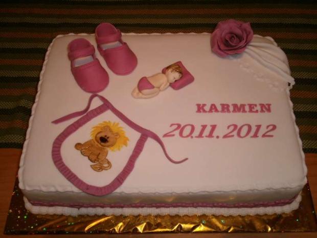 na krstiny, torta, Torty na cirkevné sviatky, Zdenci, 1