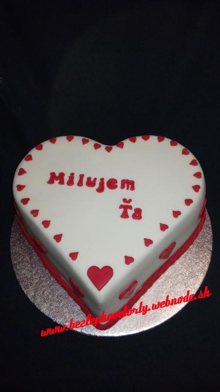 Valentinske srdiečko, torta, Narodeninové torty, zlatat, 1