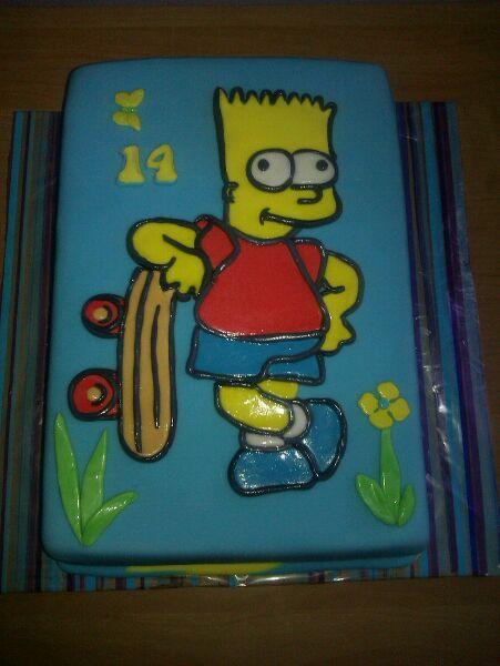 Bart Simpson pre môjho syna, torta, Narodeninové torty, Zuzana 9, 1