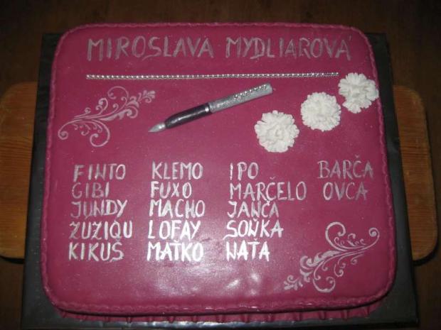 tablo pre deviatakov, torta, Torty - škola, stužková, evinaf, 1
