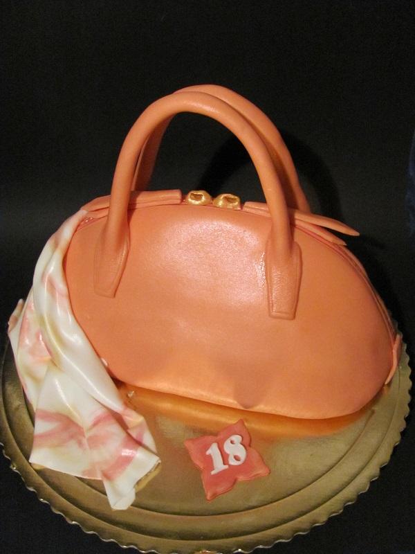 Kabelka pre Denisku k 18-tke, torta, Narodeninové torty, Tatjana Dobrovičová, 1