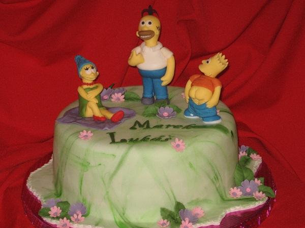 simpsonovci, torta, Narodeninové torty, zuskam, 1