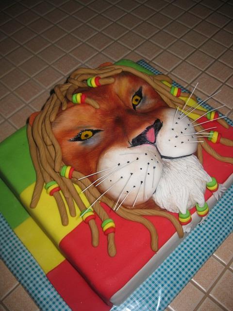 Pro rastafariána, torta, Narodeninové torty Pro rastafariána, torta, Narodeninové torty, monceb, 2
