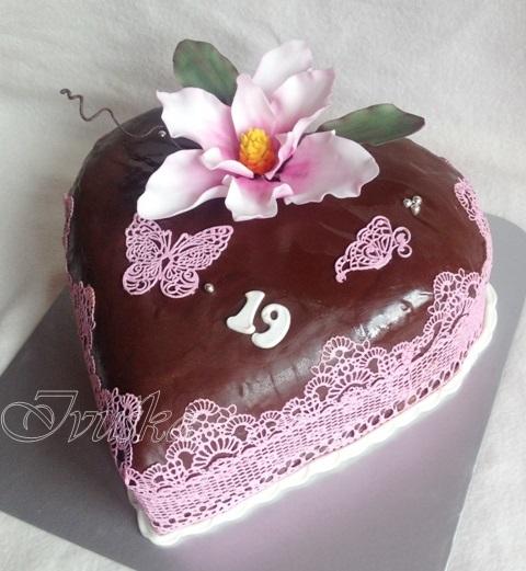 s magnoliou, torta, Čokoládové torty s magnoliou, torta, Čokoládové torty, likerik, 1