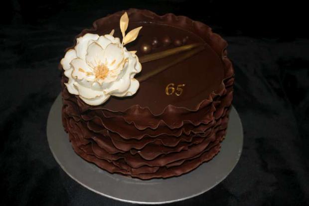 Čokoládová nariasená, torta, Čokoládové torty Čokoládová nariasená, torta, Čokoládové torty, stanula, 1