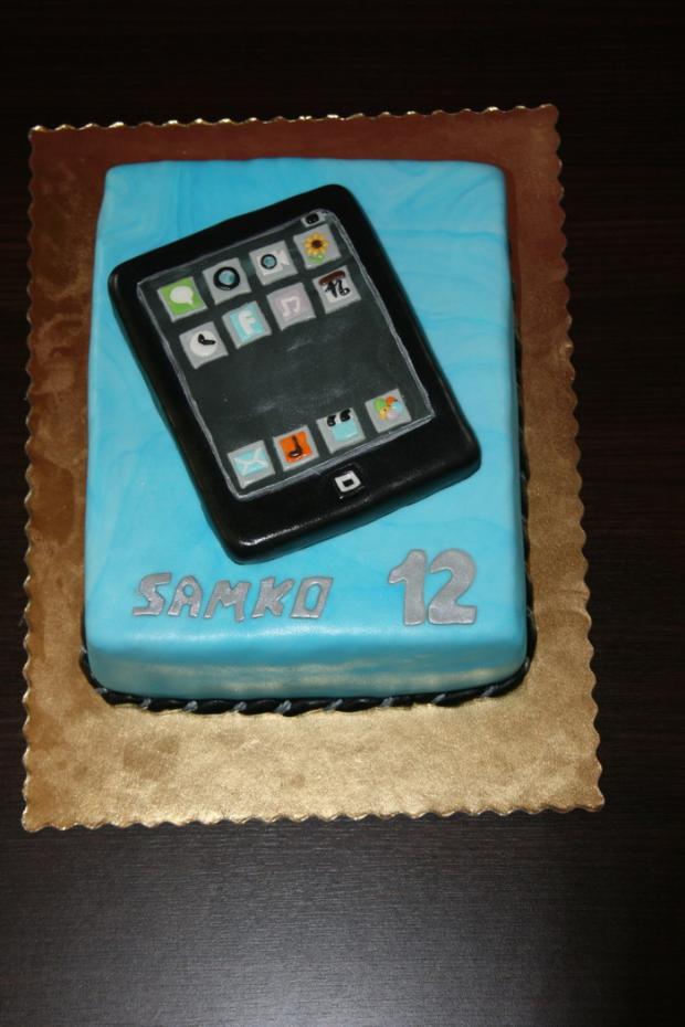tablet, torta, Narodeninové torty, Lucia M, 1
