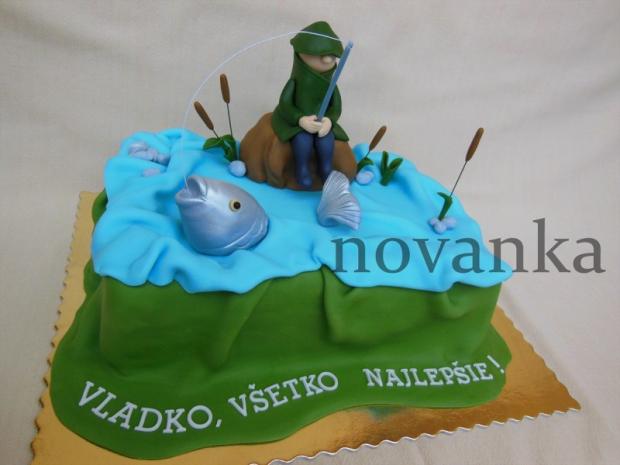 Rybár, torta, Narodeninové torty Rybár, torta, Narodeninové torty, novanka, 1