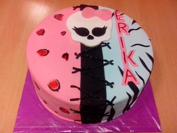 monster high, torta, Torty pre dievčatá, zukatomeka, 1