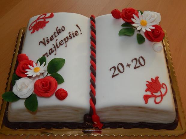 Kniha 40, torta, Narodeninové torty Kniha 40, torta, Narodeninové torty, Lubka212, 1