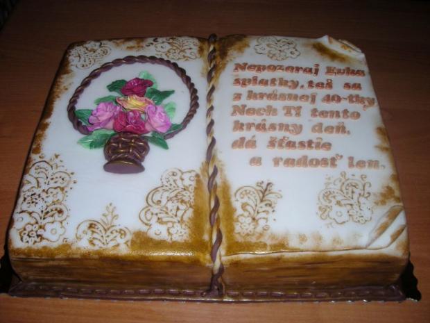 Kniha na želanie, torta, Narodeninové torty Kniha na želanie, torta, Narodeninové torty, GitkaK, 1