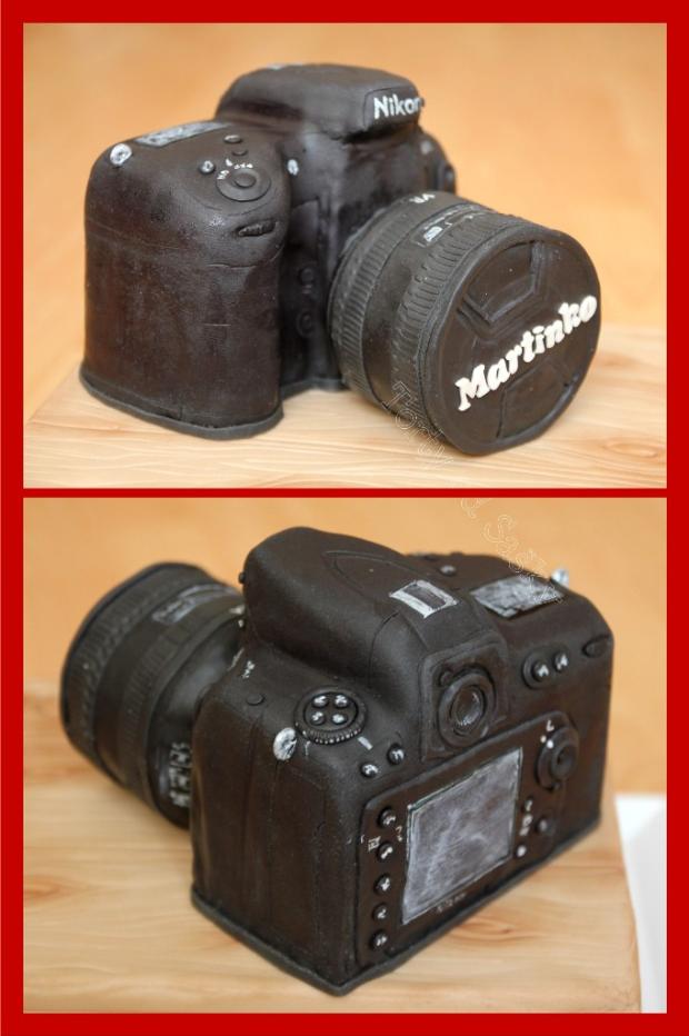 Nikon D810 pre pána, torta, Narodeninové torty, sasettka, 2