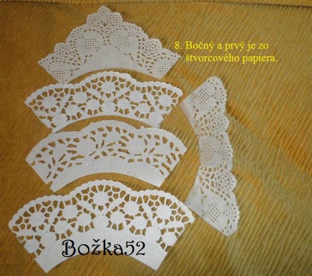 Ozdobné košíčky na tortičky, návod, Iné ozdoby, dekorácie, 8 Ozdobné košíčky na tortičky, návod, Iné ozdoby, dekorácie, bozka52, 8