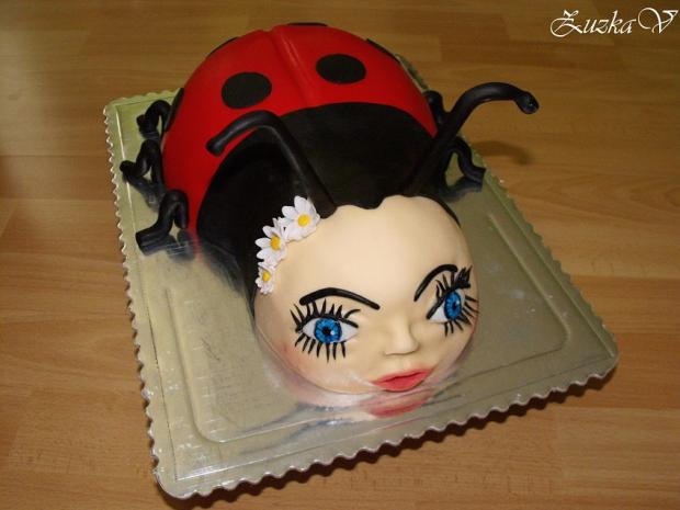 Lienka okaňa, torta, Torty so zvieratkami Lienka okaňa, torta, Torty so zvieratkami, ZuzkaV, 1