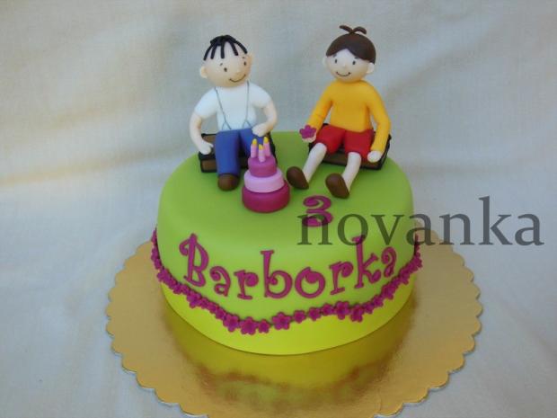 Lolek a Bolek, torta, Rozprávkové torty Lolek a Bolek, torta, Rozprávkové torty, novanka, 1