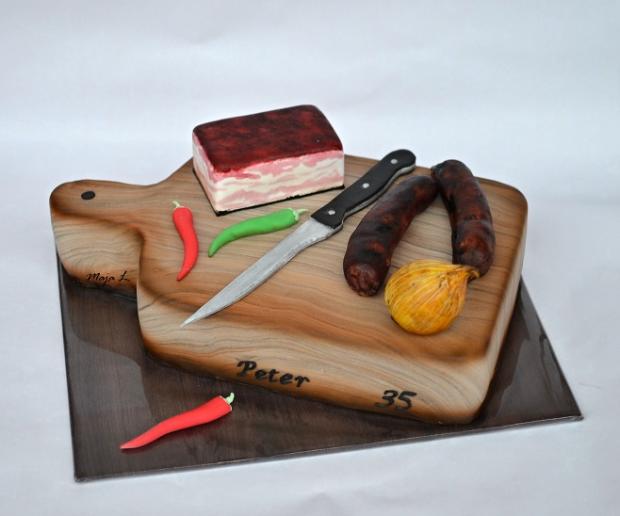 lopár so slaninou a klobásou, torta, Narodeninové torty lopár so slaninou a klobásou, torta, Narodeninové torty, mayaL30, 1