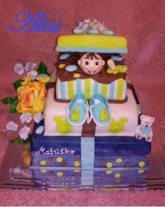 Krabice môjmu synovcovi na krstiny, torta, Torty na cirkevné sviatky Krabice môjmu synovcovi na krstiny, torta, Torty na cirkevné sviatky, Aliss, 1