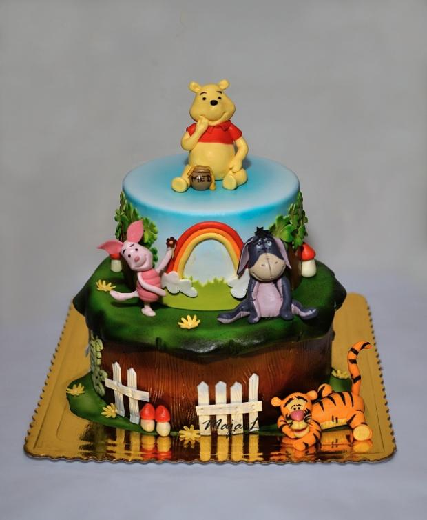 Macko Pu a priatelia, torta, Rozprávkové torty Macko Pu a priatelia, torta, Rozprávkové torty, mayaL30, 1