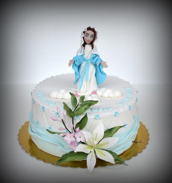s Pannou Máriou, torta, Torty na cirkevné sviatky s Pannou Máriou, torta, Torty na cirkevné sviatky, mayaL30, 1