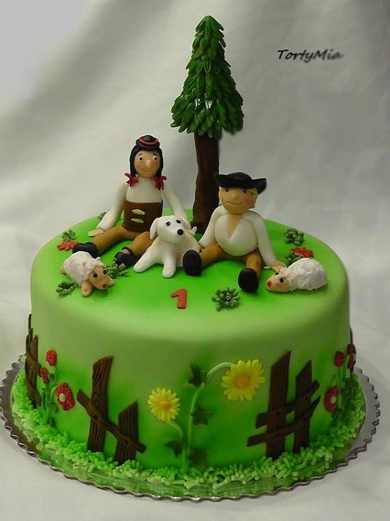 Maťko a Kubko, torta, Rozprávkové torty, TortyMia, 1