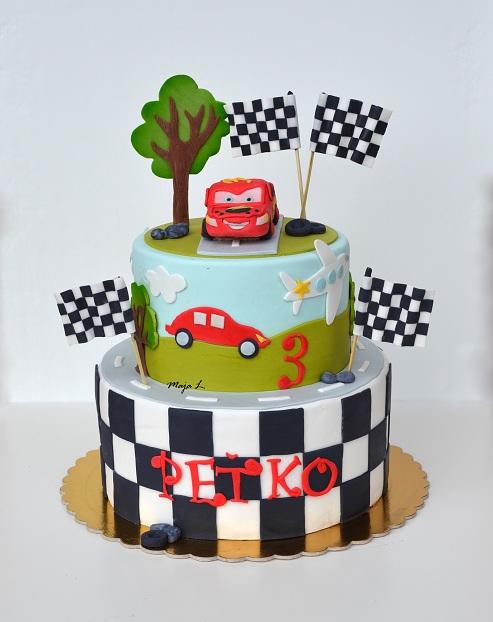 Nrodeninová s McQueenom, torta, Torty autíčka, vláčiky Nrodeninová s McQueenom, torta, Torty autíčka, vláčiky, mayaL30, 1
