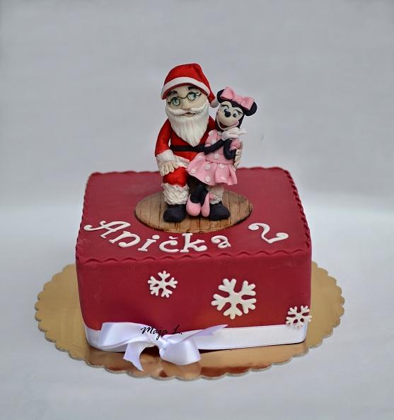 Mikulášska s Minnie, torta, Torty pre dievčatá, mayaL30, 1