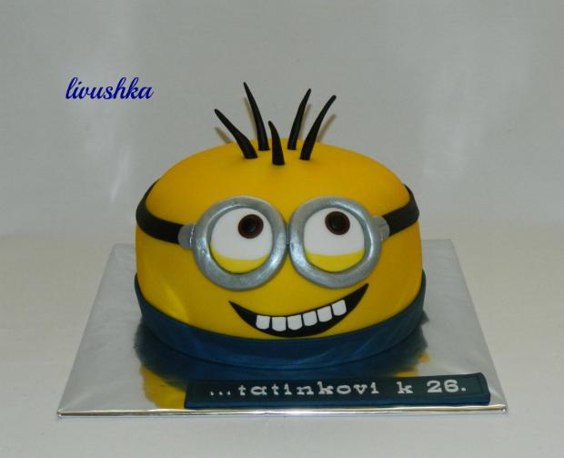 mimoň, torta, Narodeninové torty mimoň, torta, Narodeninové torty, livushka, 1