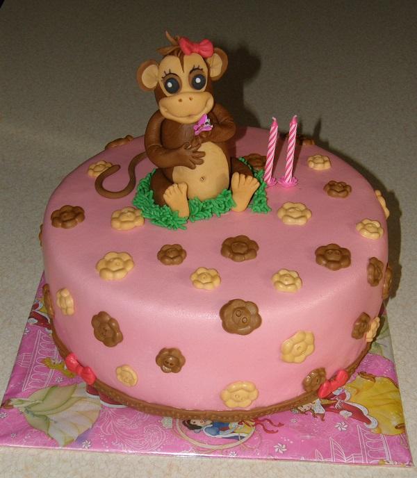 Monkey , torta, Torty so zvieratkami, selinnka, 1