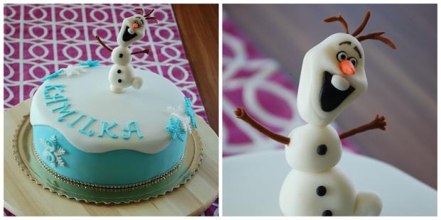 Frozen Olaf, torta, Rozprávkové torty, tina_ochotnicka, 1