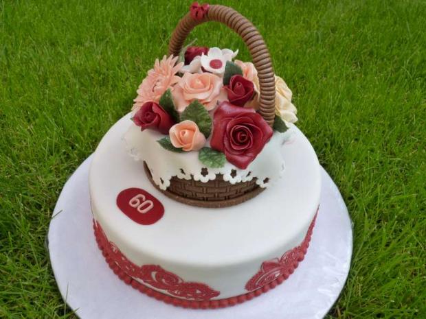 Narodeninová k okrúhlemu jubileu, torta, Narodeninové torty Narodeninová k okrúhlemu jubileu, torta, Narodeninové torty, mana1, 1