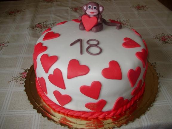 Opička, torta, Narodeninové torty, Susua, 1