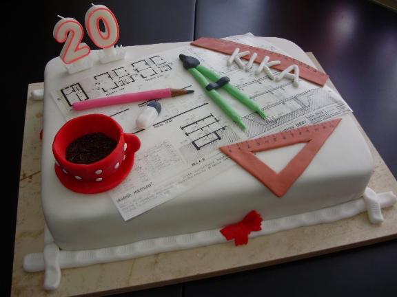 Pre budúcu architektku, torta, Narodeninové torty Pre budúcu architektku, torta, Narodeninové torty, Susua, 1