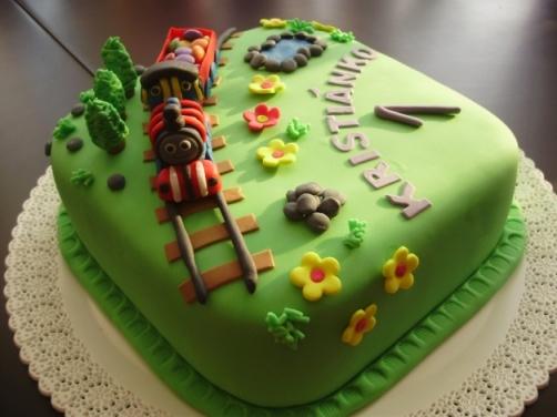 Vláčik Tomáš, torta, Torty autíčka, vláčiky, Susua, 2