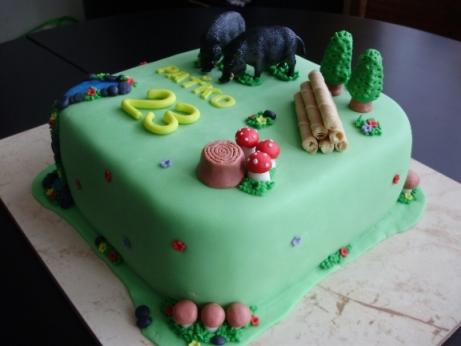 Pre milovníka lesa, torta, Narodeninové torty, Susua, 2