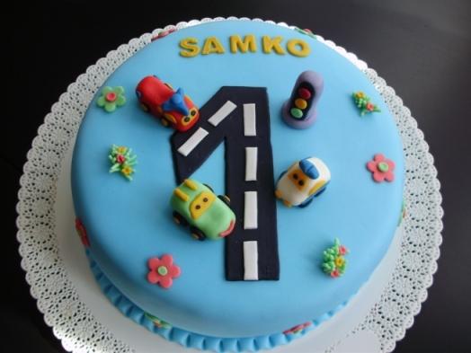 autíčka pre Samka, torta, Narodeninové torty autíčka pre Samka, torta, Narodeninové torty, Susua, 1