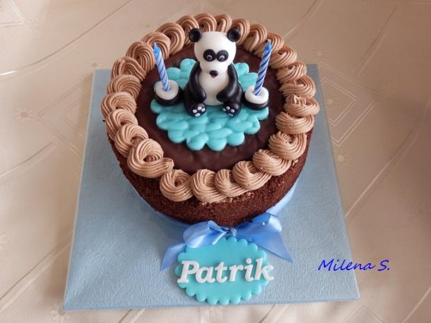 S pandou, torta, Torty so zvieratkami, Milinka, 1