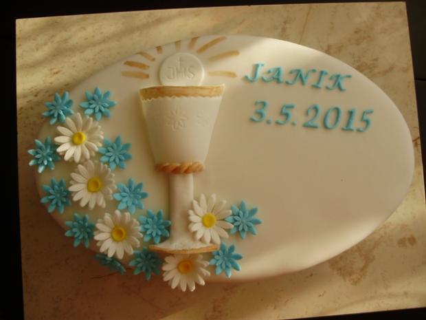 Na 1.sv. prijmanie, torta, Torty na cirkevné sviatky, Susua, 1