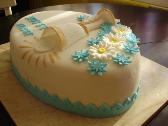 Na 1.sv. prijmanie, torta, Torty na cirkevné sviatky, Susua, 2