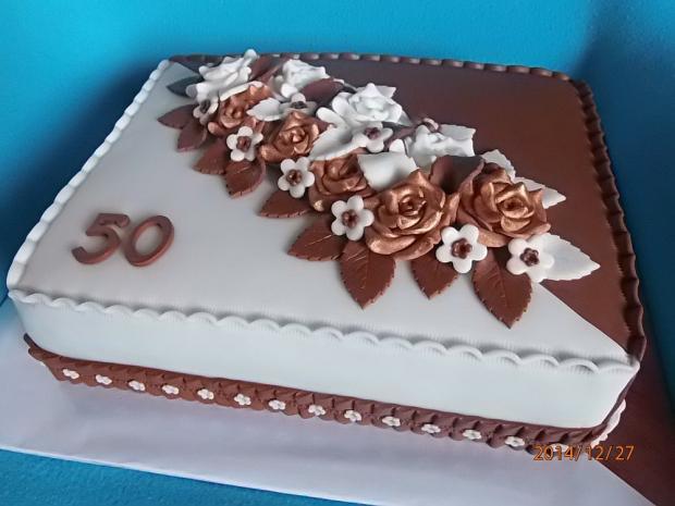 bielo-čoko na 50-tku, torta, Narodeninové torty bielo-čoko na 50-tku, torta, Narodeninové torty, , 1