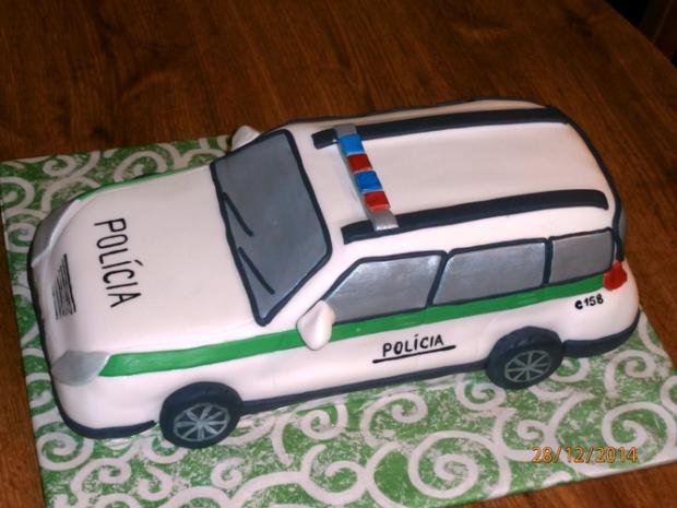 policajné auto, torta, Narodeninové torty policajné auto, torta, Narodeninové torty, misickab, 1
