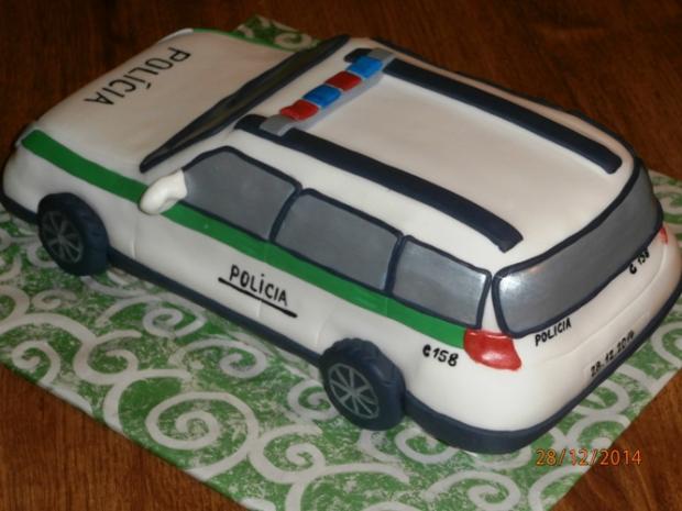 policajné auto, torta, Narodeninové torty policajné auto, torta, Narodeninové torty, misickab, 2