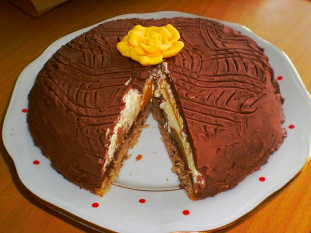 torta ku káve zo zostatkov krému a korpusu, torta, Čokoládové torty, alena60, 1