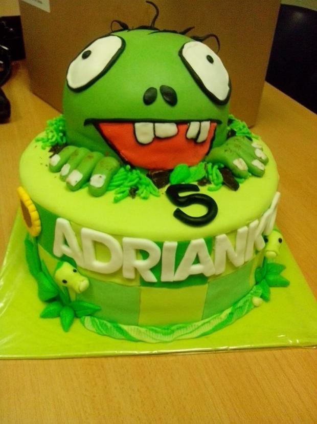 plants vs zombie, torta, Rozprávkové torty, zukatomeka, 1