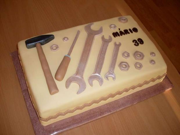 PRE MECHANIKA, torta, Narodeninové torty PRE MECHANIKA, torta, Narodeninové torty, Mária Vašová, 1
