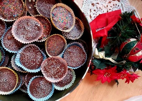 Ľadové šuhajdy, recept Ľadové šuhajdy, Recepty na nepečené zákusky, Vlasta Dorisa