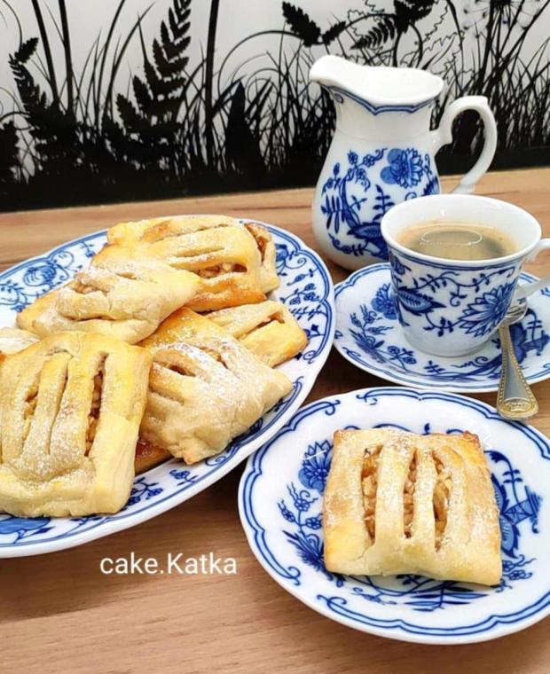Raňajkové taštičky z maslového cesta, recept Raňajkové taštičky z maslového cesta, Recepty na koláče, katarinalucanova