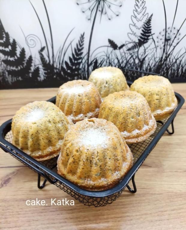 Minibábovky z makového jogurtu, recept Minibábovky z makového jogurtu, Recepty na koláče, katarinalucanova