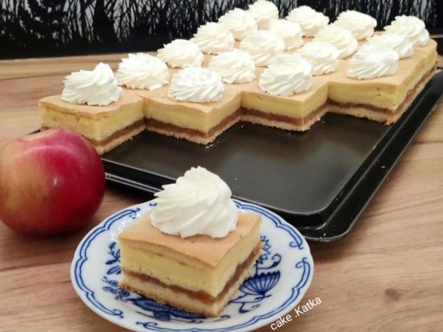 Jablkový koláč s pudingom, recept Jablkový koláč s pudingom, Recepty na zákusky, katarinalucanova