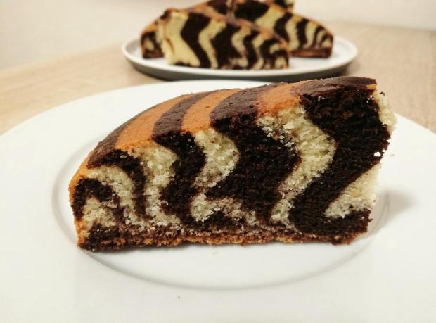 "Zebra" koláč, recept "Zebra" koláč, Recepty na koláče, sedita321321