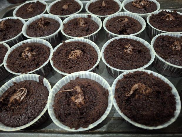 Čokoládové muffinky, recept, 3 Čokoládové muffinky, Recepty na muffiny, Bejč, 3